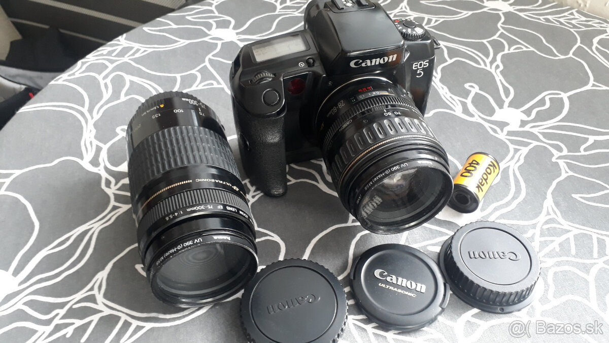 Canon EOS 5, 2x objektív Canon EF USM