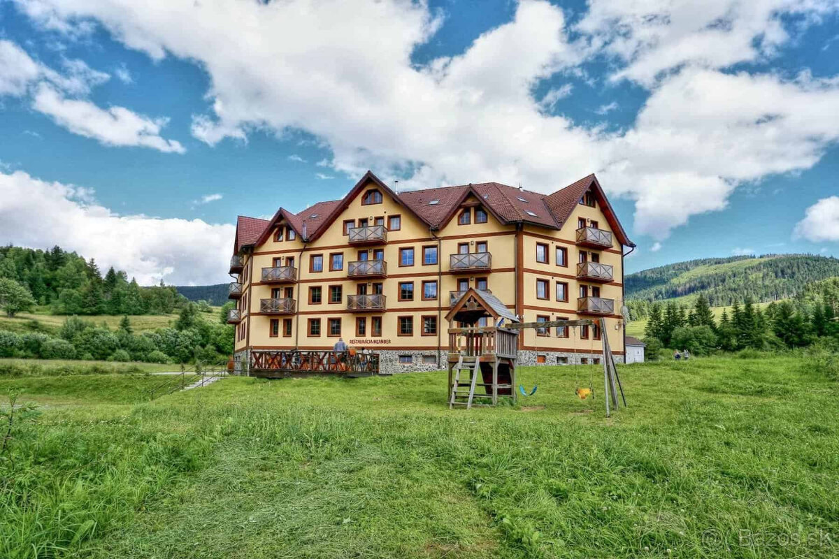 Krásny byt priamo pod lyžiarskym svahom v Telgárte