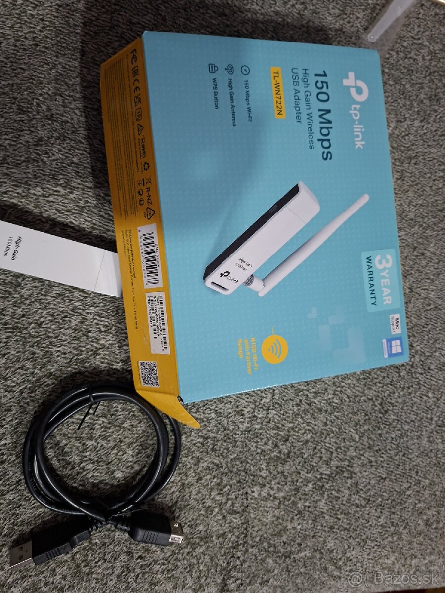 Predám plne funkčné USB adaptér na WiFi