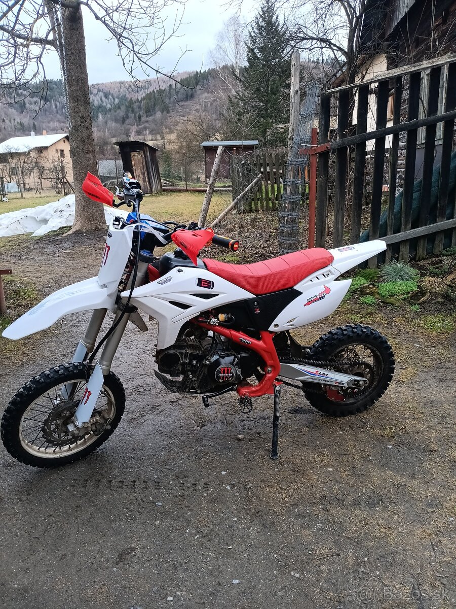 Pokazený pitbike 125ccm