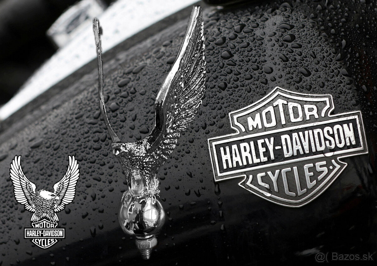 ZNAK ORLA HARLEY DAVIDSON Chróm