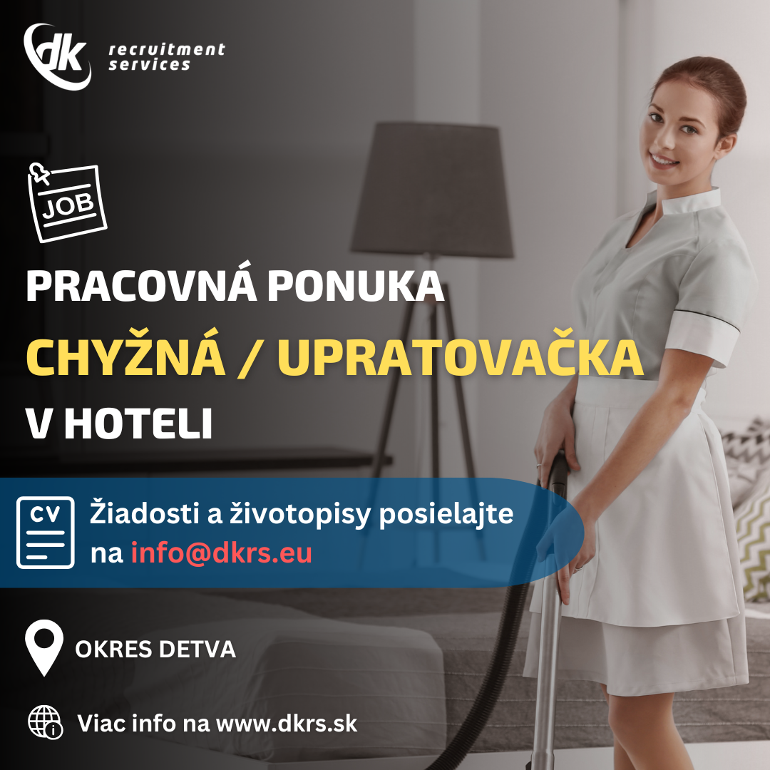 Chyžné, upratovačky a pomocní personál - Hotelový personál