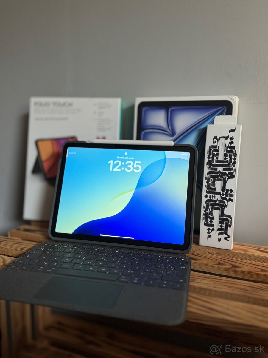 iPad Air 11” M2 128Gb (2024) + Apple Pencil Pro + Klávesnica