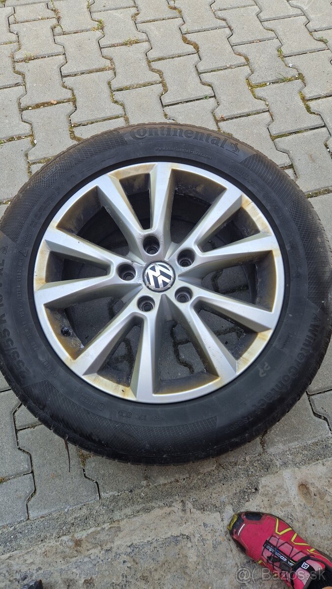 Pneumatiky Touareg s hliníkovými diskami