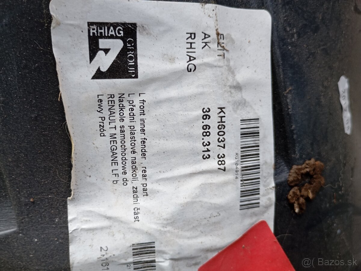 Náhradné diely na Renault Megane