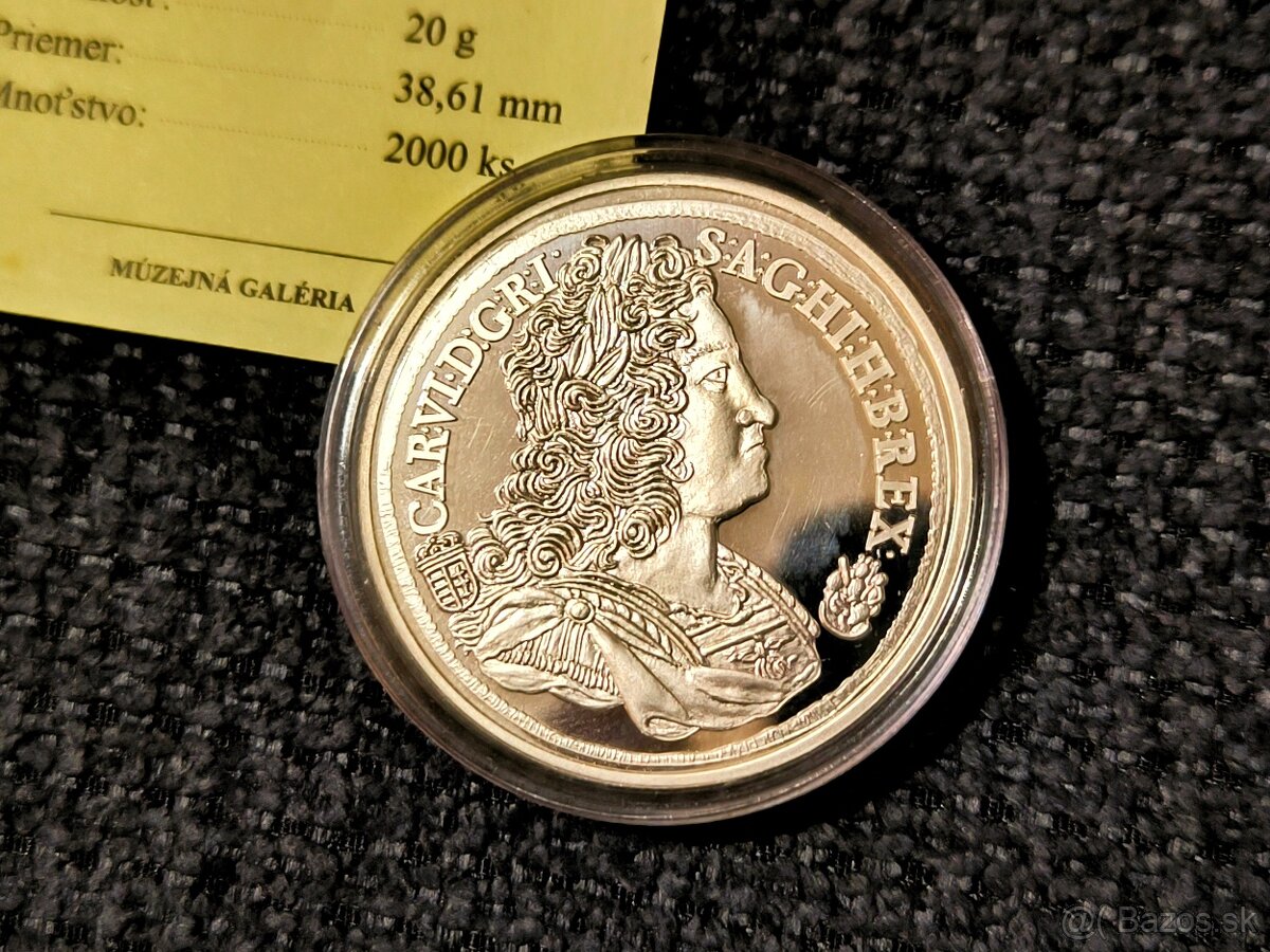 Toliar novorazba Karol III 1733