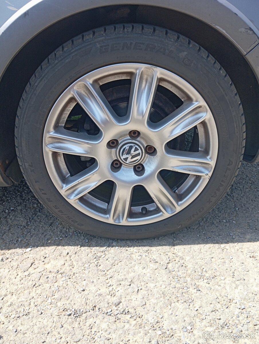 Sada kolies 5x112 r17 originál Volkswagen