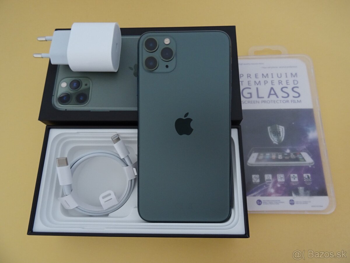 iPhone 11 PRO MAX 64GB GREEN - ZÁRUKA 1 ROK - 100% BATERIA