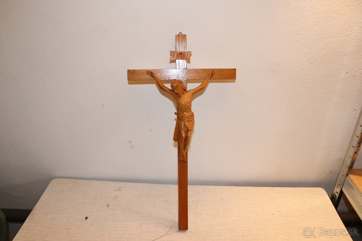 Krucifix Kříž Kristus soška domácí oltář (425A)