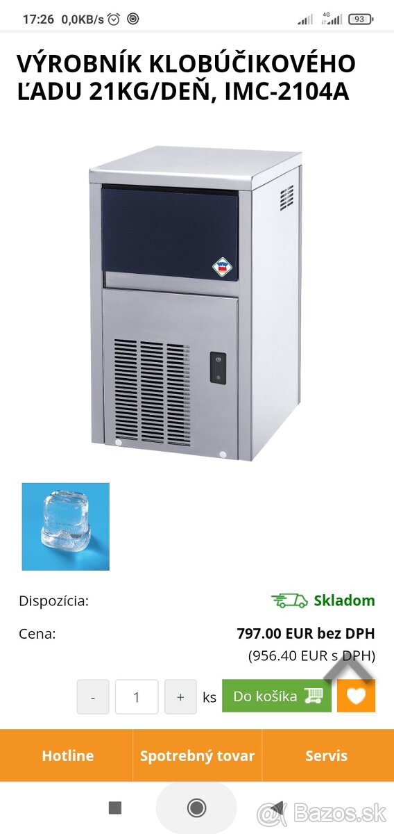 Výrobník ľadu IMC