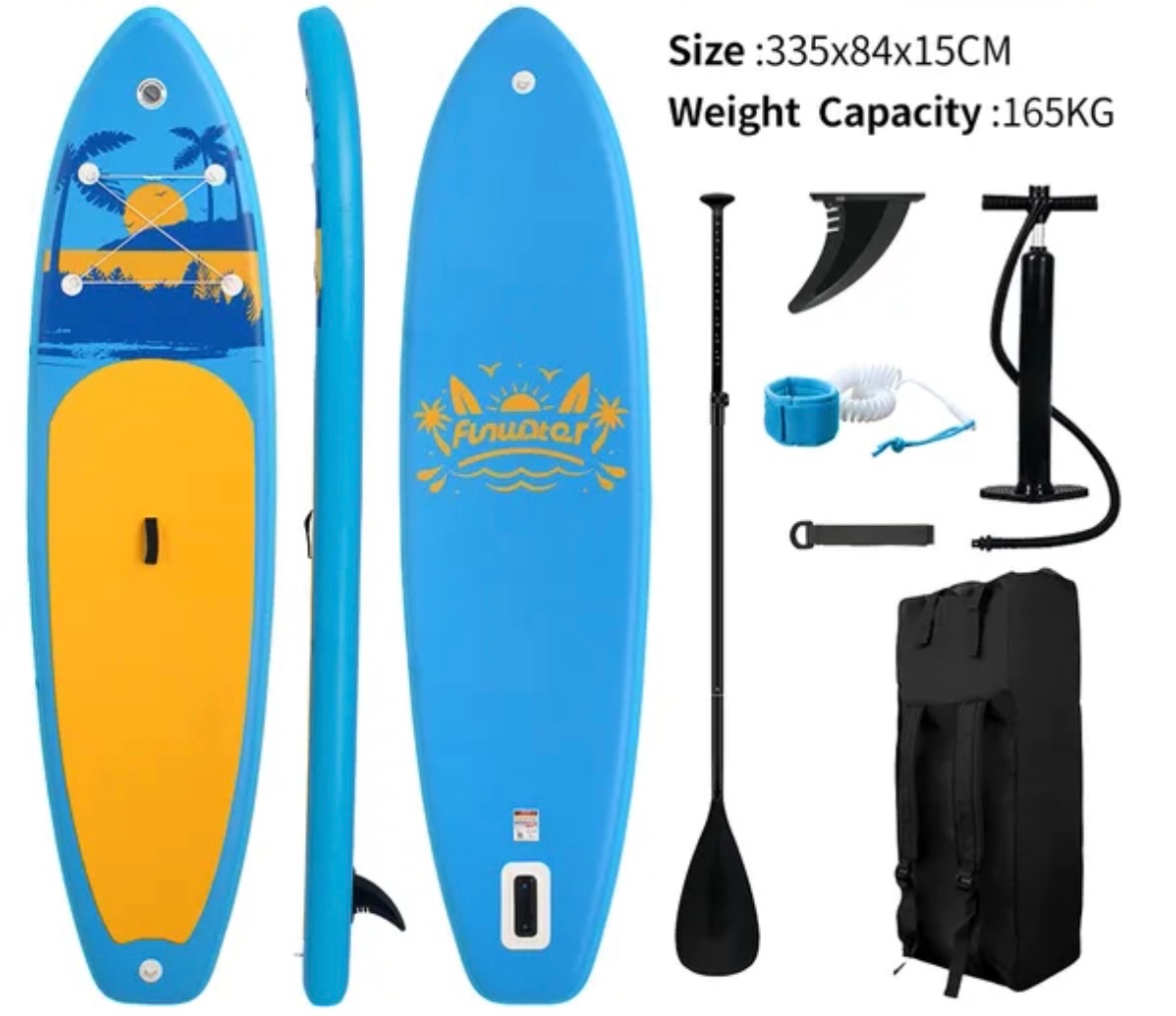 paddleboardy do 165 kg