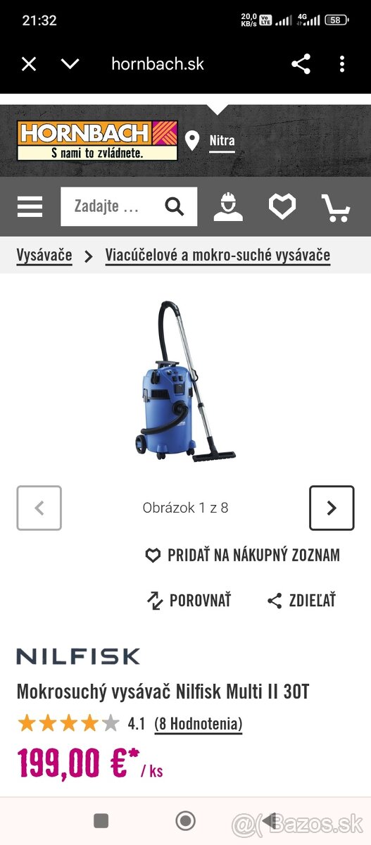 Tepovác vysávač