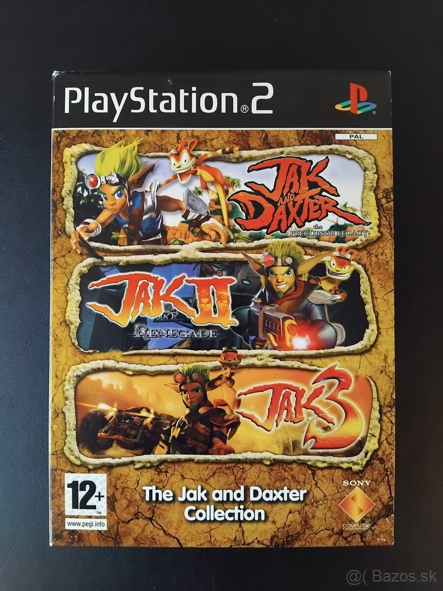 Hra pre PS2 - Jak and Daxter Collection Trilogy