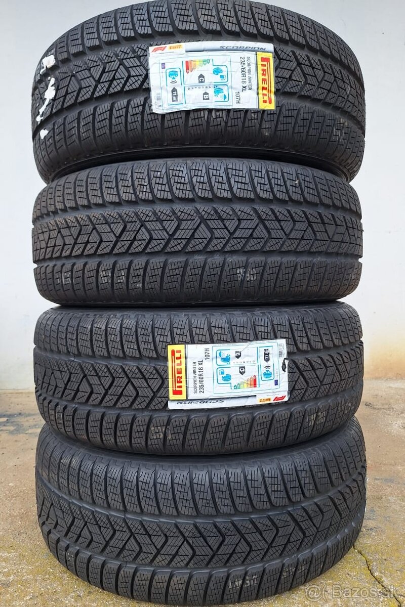 Zimne pneu, dezent 100%, 235/60 R18 Pirelli Scorpion Winter