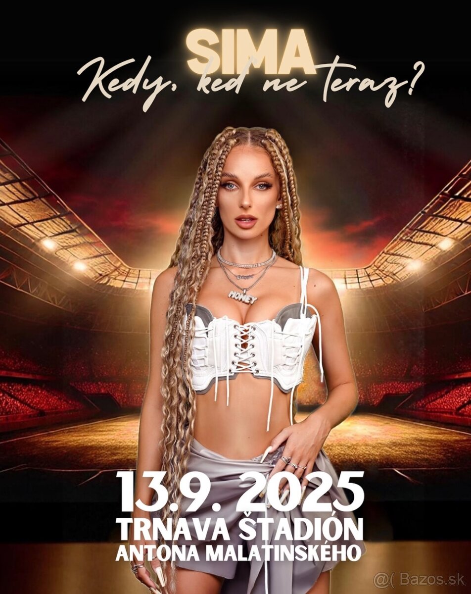 2 lístky na koncert SIMA – „Kedy, ked ne teraz?“