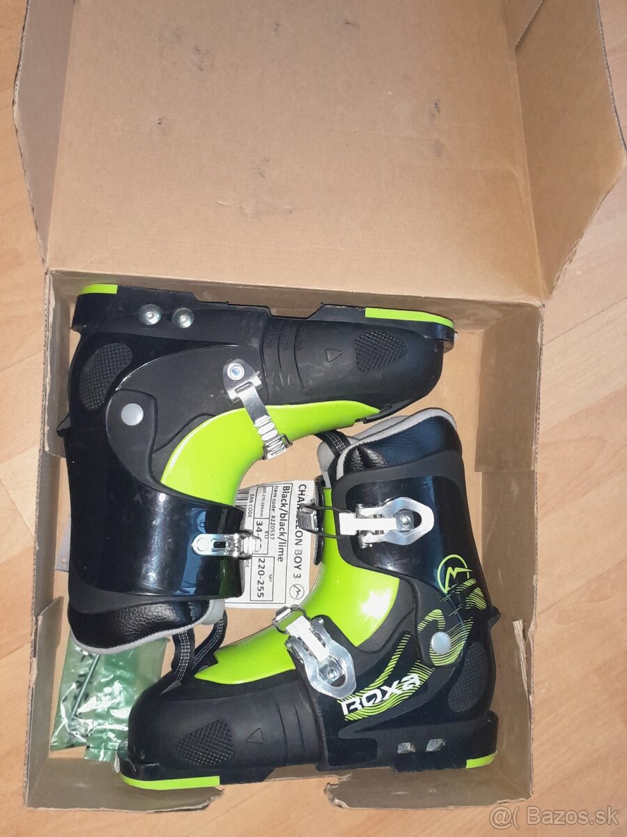 Predám nastaviteľné lyžiarky 34-40