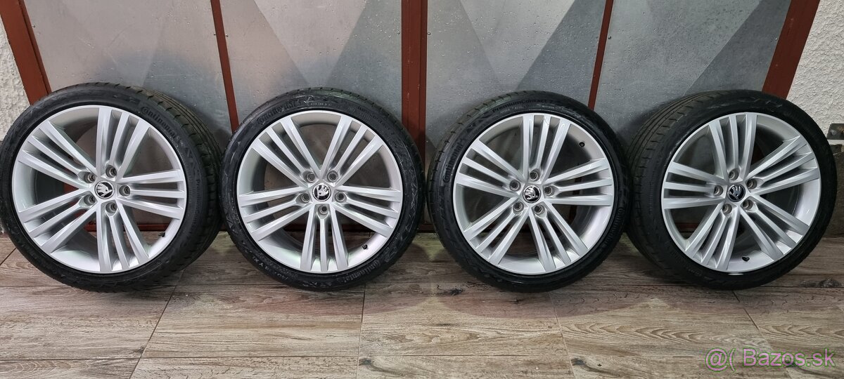 Predám elektrony original Škoda Sirius, 5x112 7,5Jx18 ET 46