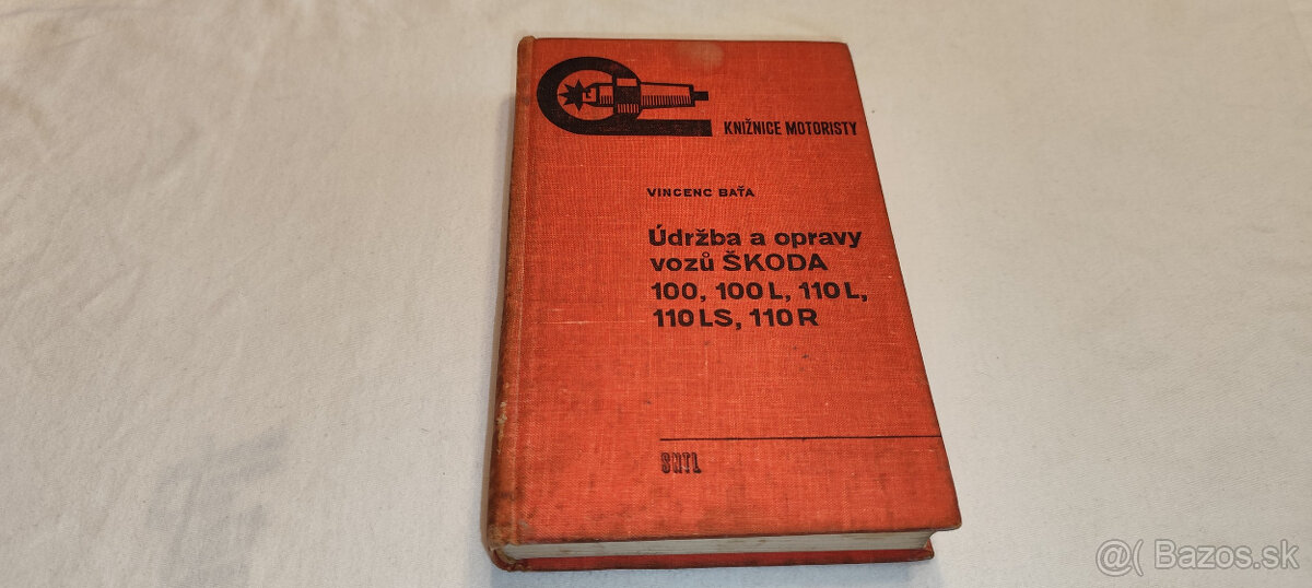 ŠKODA 100 - 110 - 110R kniha údržba a opravy – manuál Š110R