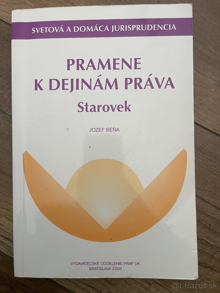 Pramene k dejinám práva- starovek