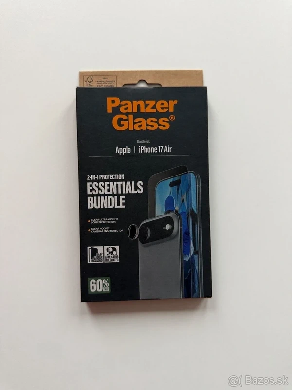 PanzerGlass - ochr. sklo Bundle Ess. 2v1 pre iPhone 17 Air