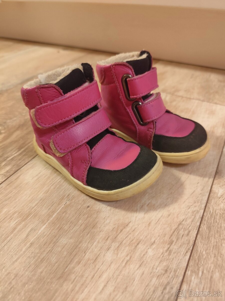 Zimné topánky /širšie/ č.21/22 baby bare