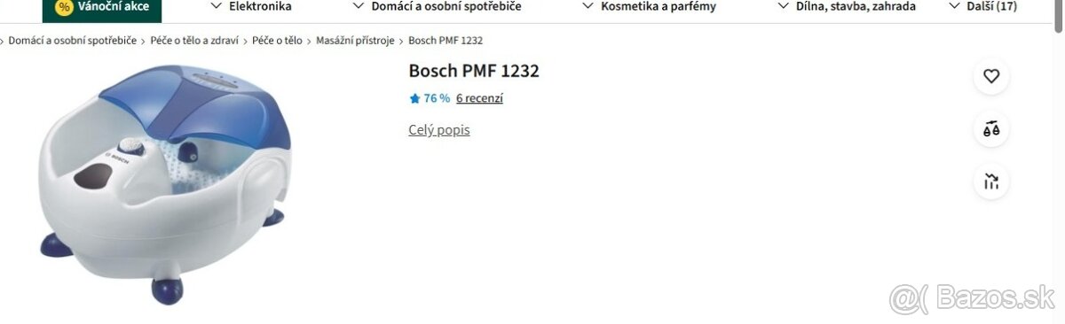 masážna vanička BOSCH