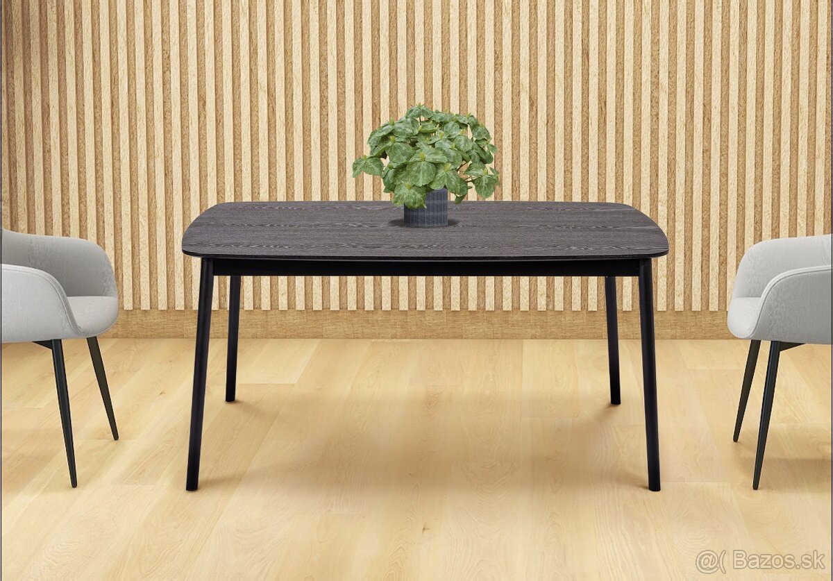 Jedálenský stôl do kuchyne - Tmavý dub, dĺžka 150 Úplne nový