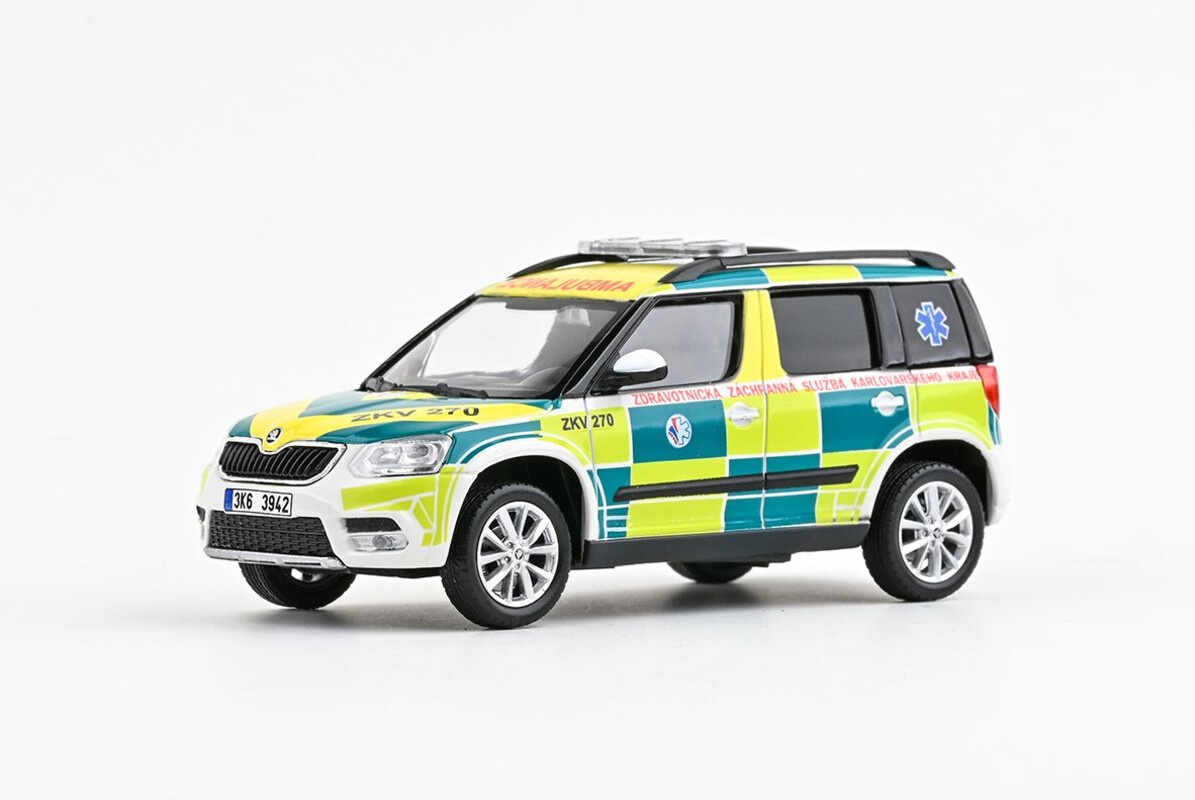 Modely Škoda Yeti FL (2013) ZZS 1:43 Abrex