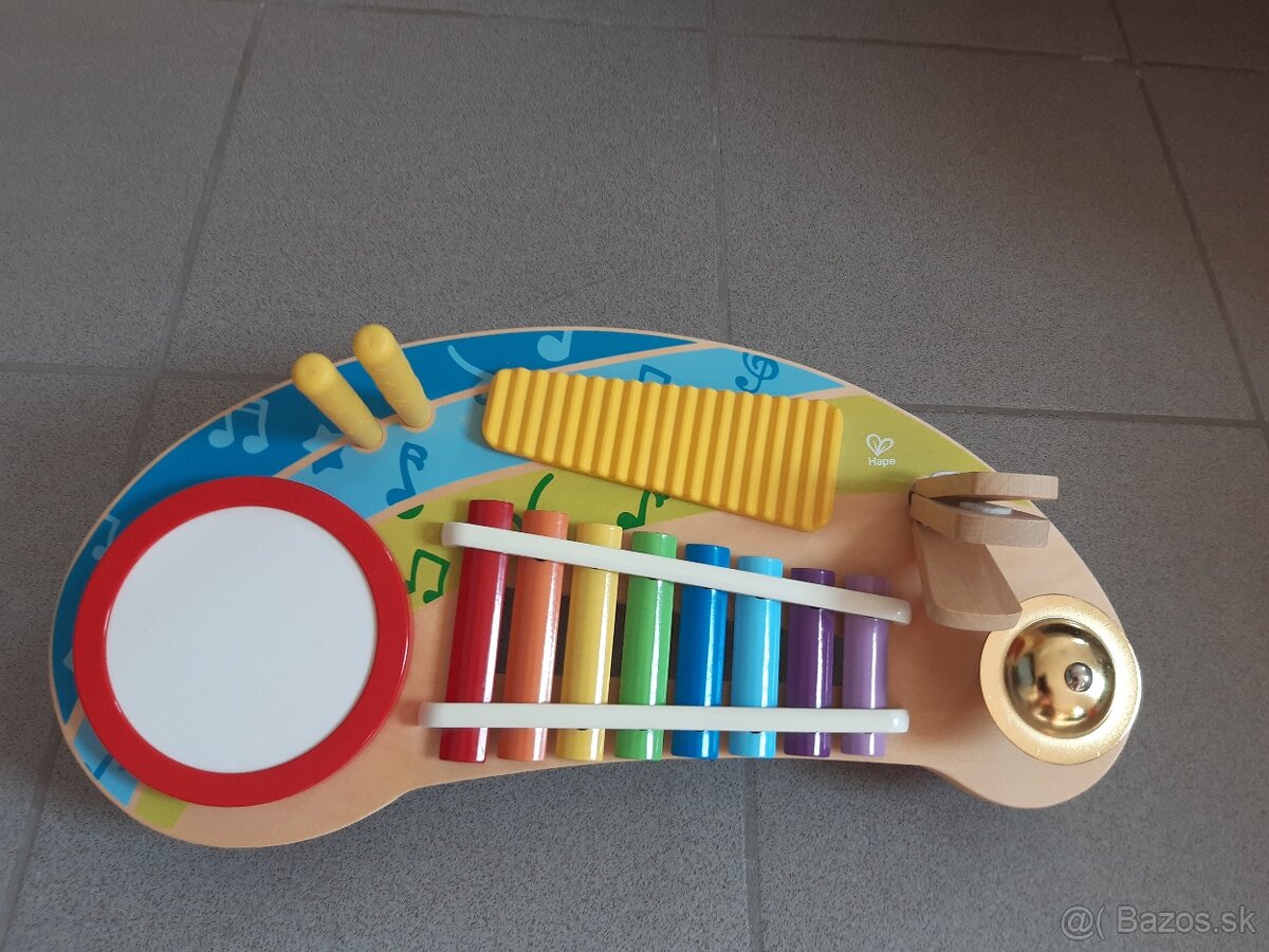 Hračka xylofón,drevená, TOP STAV