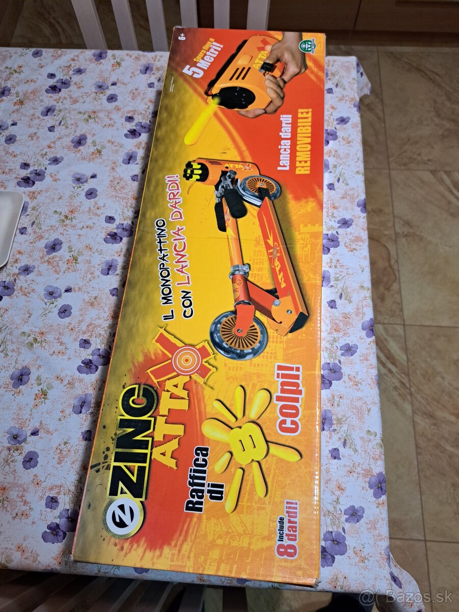 Kolobežka pre deti, oranžová, koberec do detskej izby