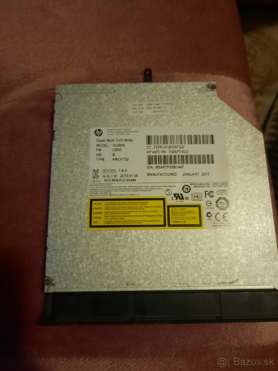 DVD mechanika pre notebook