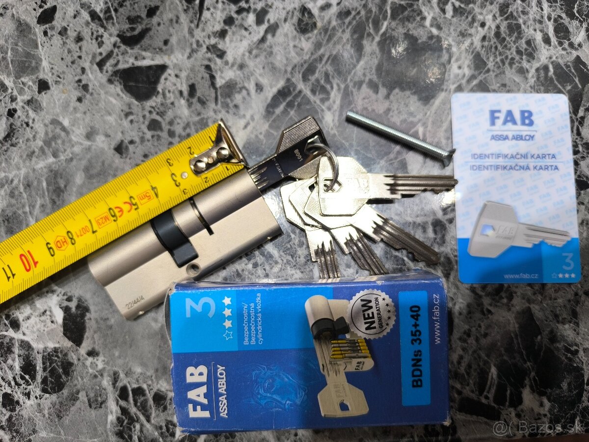 Zámok FAB assa abloy - bezpecnostna vložka dverí