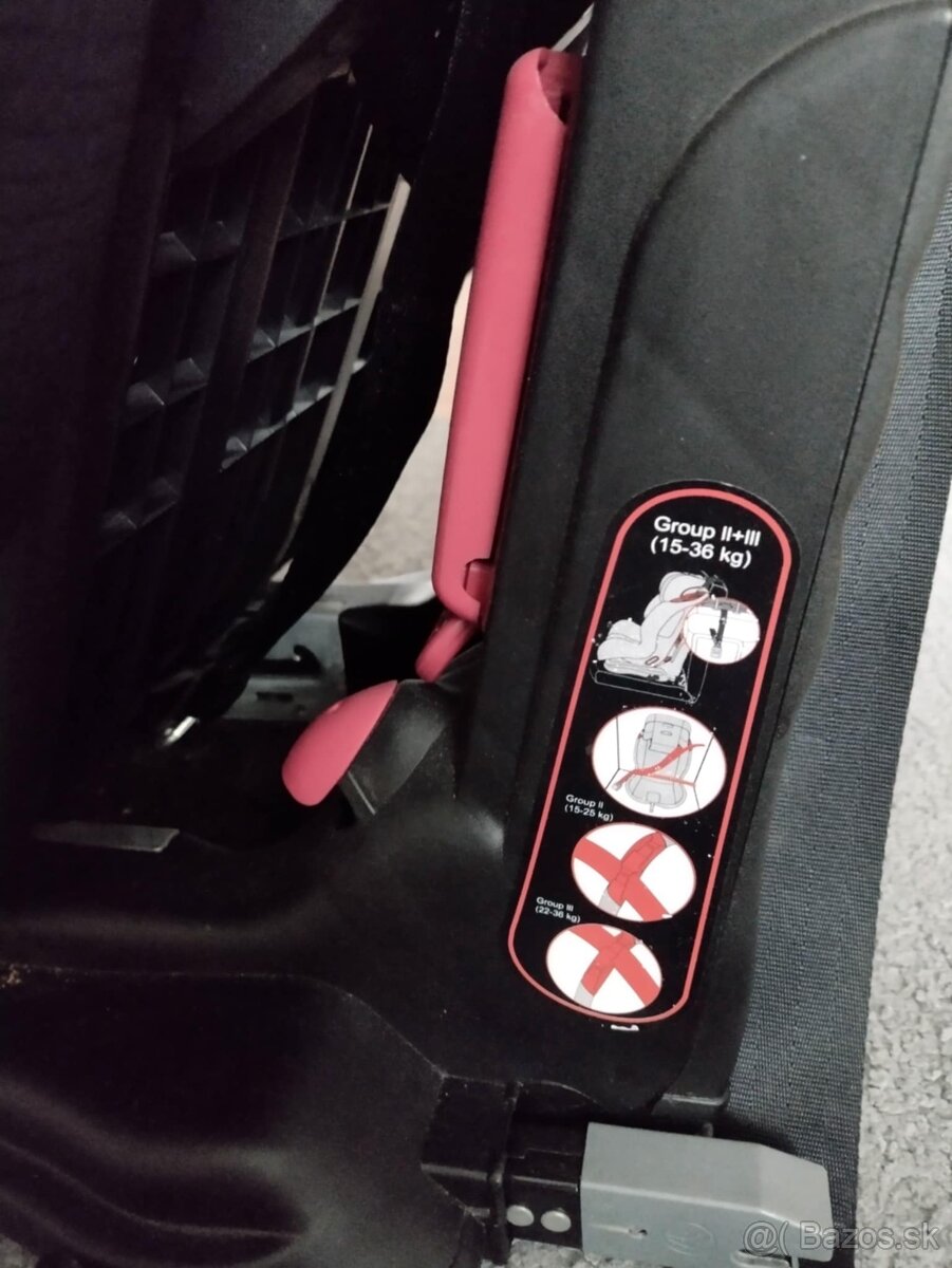 Predám autosedačku s isofixom petite&mars v super stave.