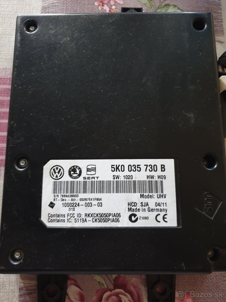 Predam bluetooth jednotku Vw,Skoda,Seat