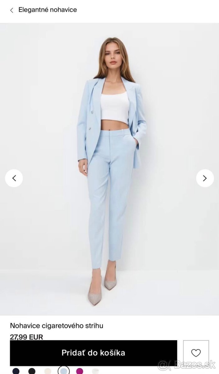 Dámske elegantné nohavice veľkosť 32