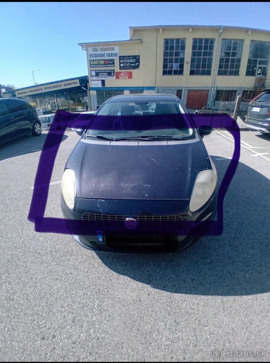 Fiat Grande Punto, predná kapota predaj-Tmavo modrá