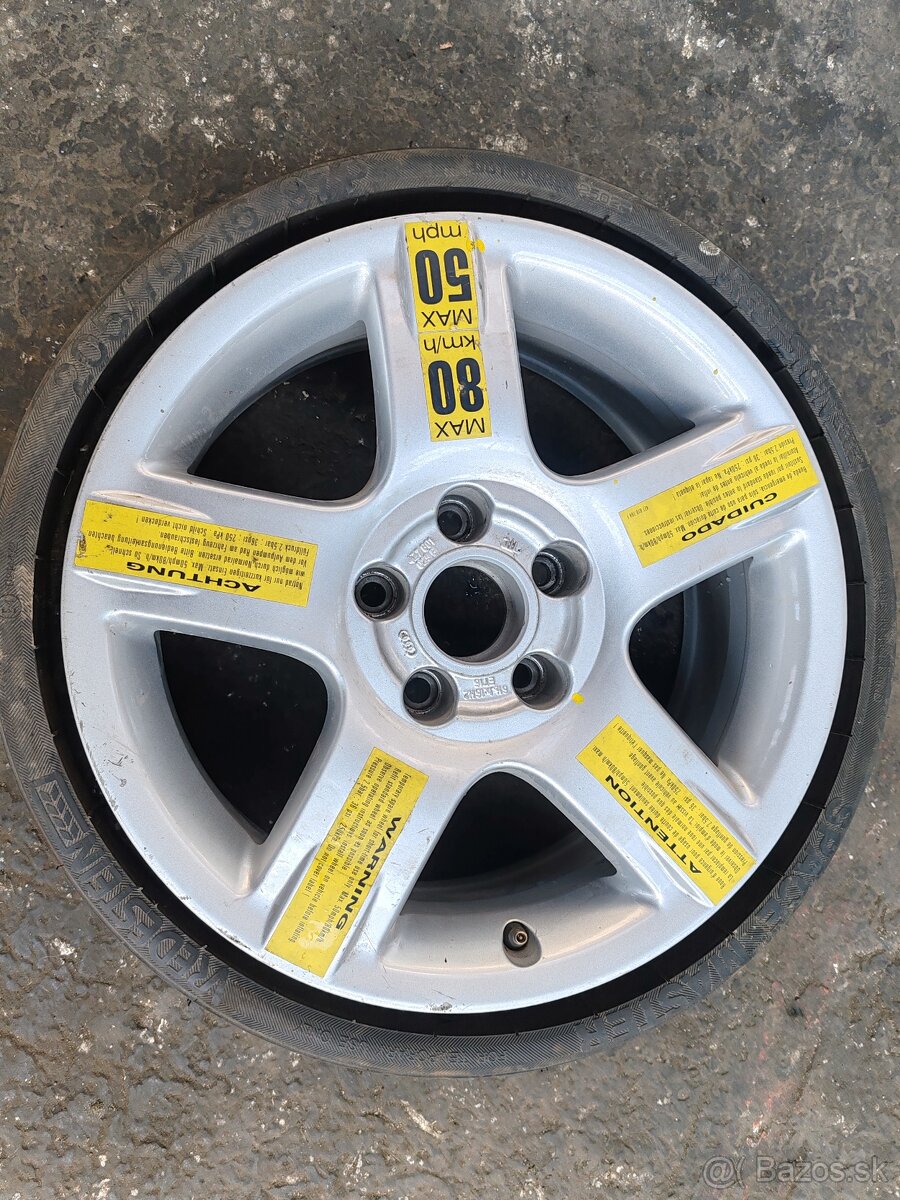Audi Allroad Quattro 2001-2005, rezervné koleso