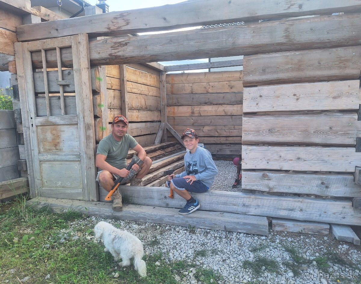 Drevo na drevenicu 5x4 nová - stavebnica, aj na splatky