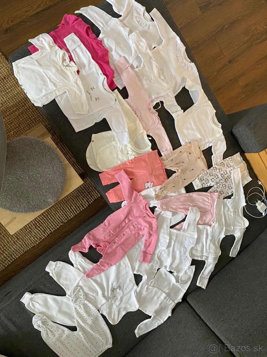 Balík oblečenia veľ 50/56 a 62