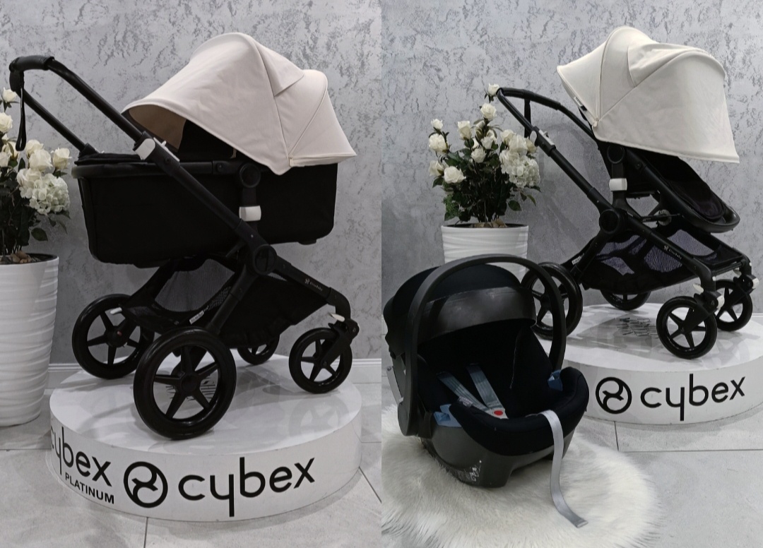 TROJKOMBINÁCIA BUGABOO FOX2 BLACK OFF WHITE