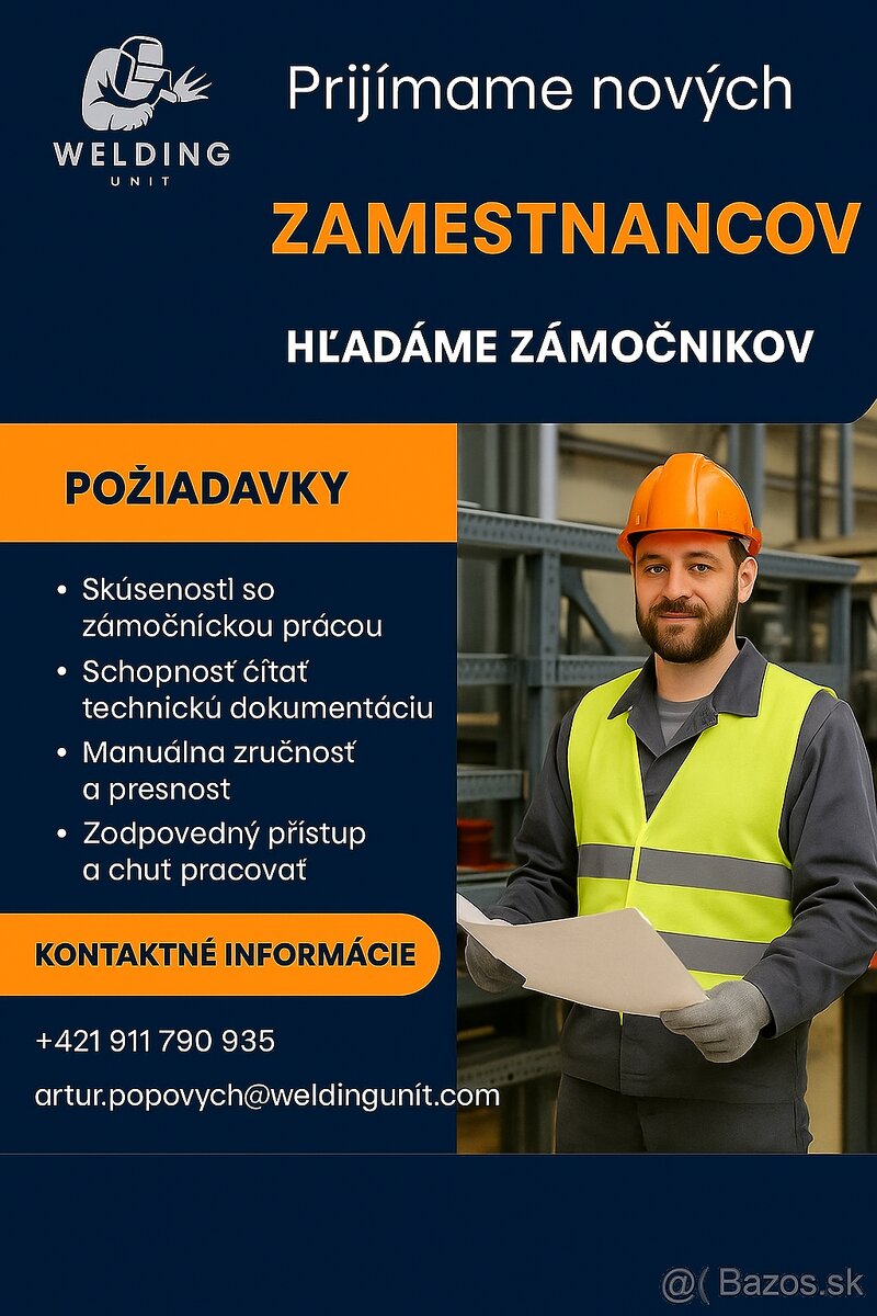 🔧 Zámočník hľadaný Práca s ubytovaním