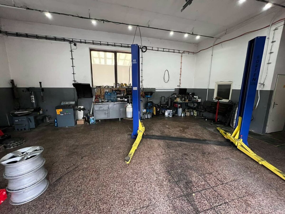 Prenajmem auto dielnu v centre Trencina