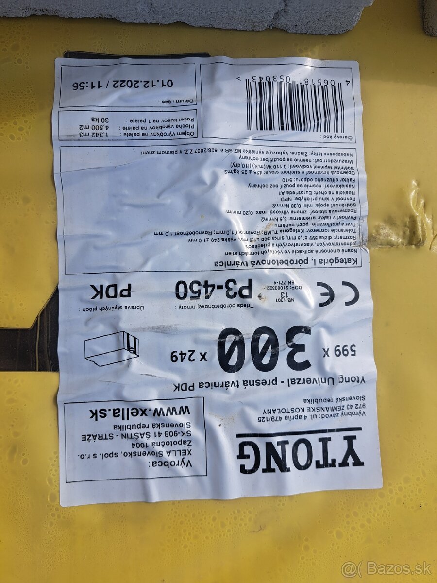 Ytong 300 - P3 -450