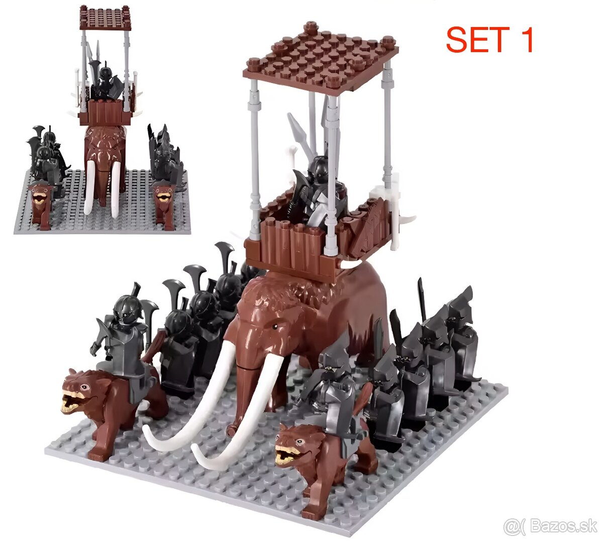 Figúrky pán prsteňov 5 (5ks) typ lego, nové