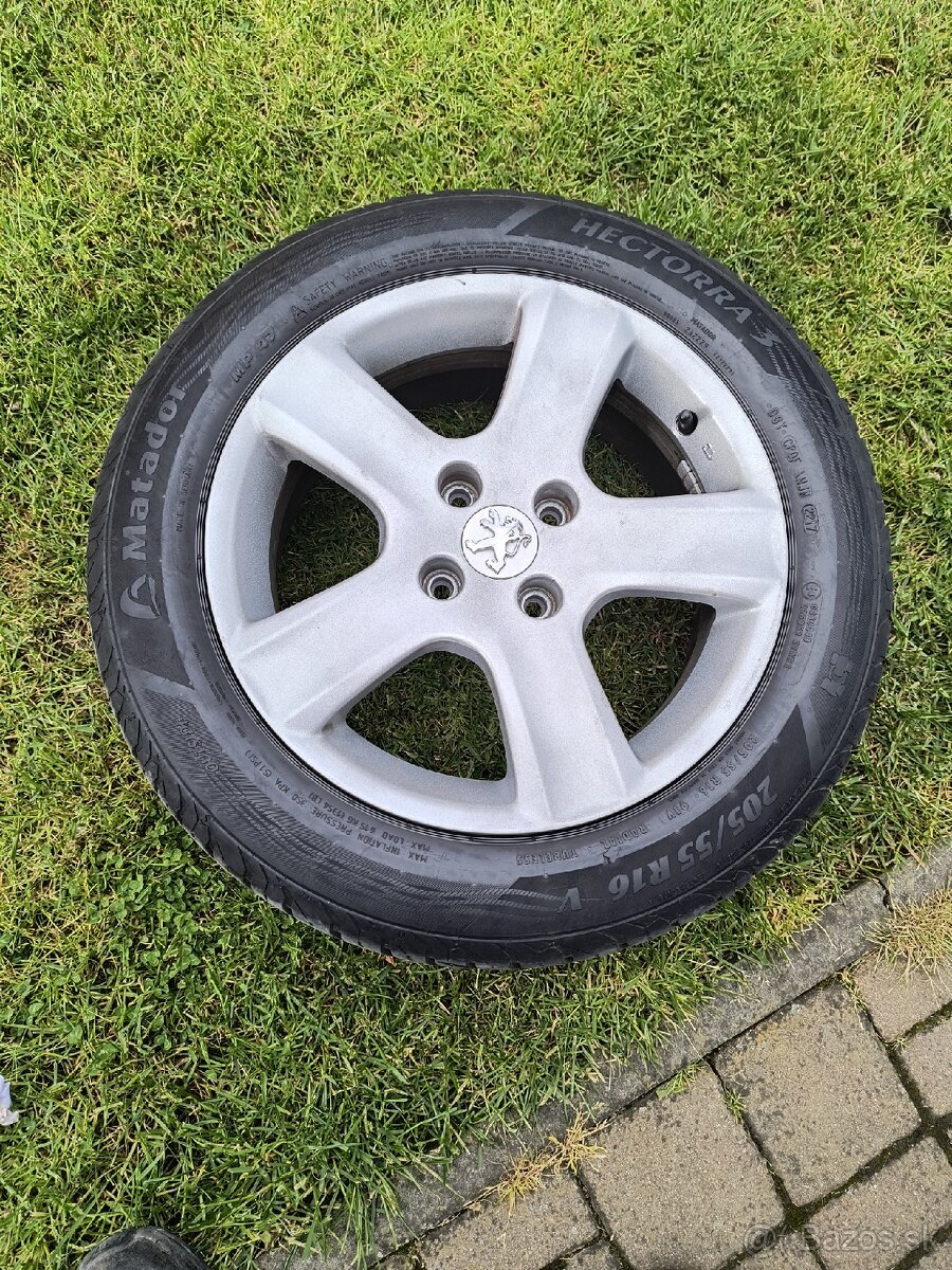 Letná sada Peugeot 4x108r16