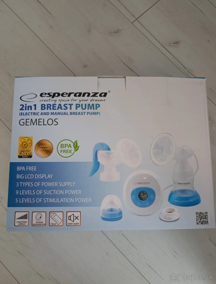 Elektrická odsávačka mlieka