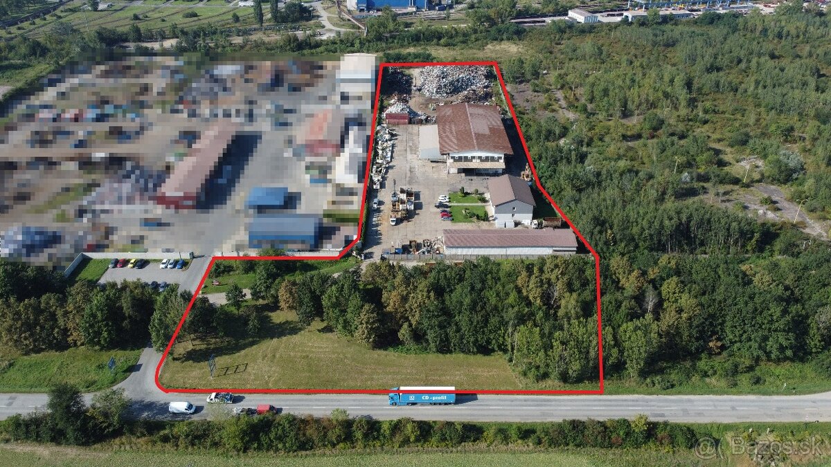 Priemyselný areál 25 000 m² - KOŠICE - TOP lokalita