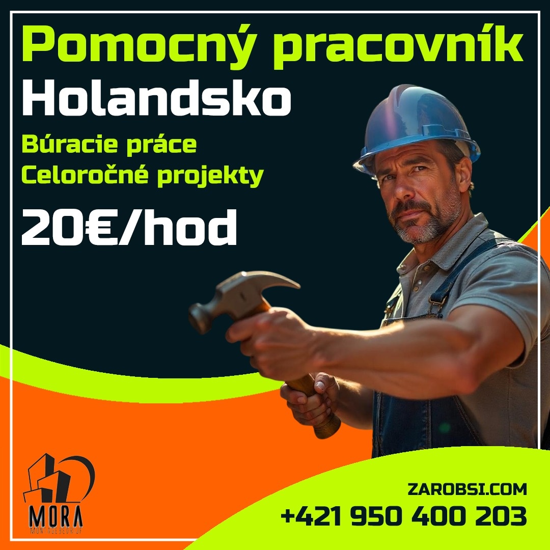 Pomocný pracovník - HOLANDSKO