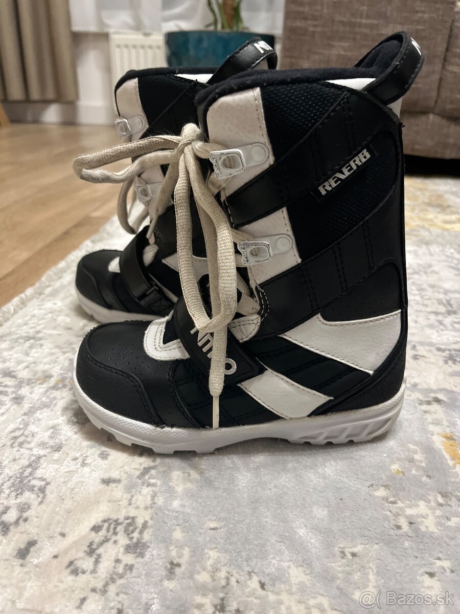 Detske snowboardove topanky Nitro vnutorna dlzka 20,7 cm