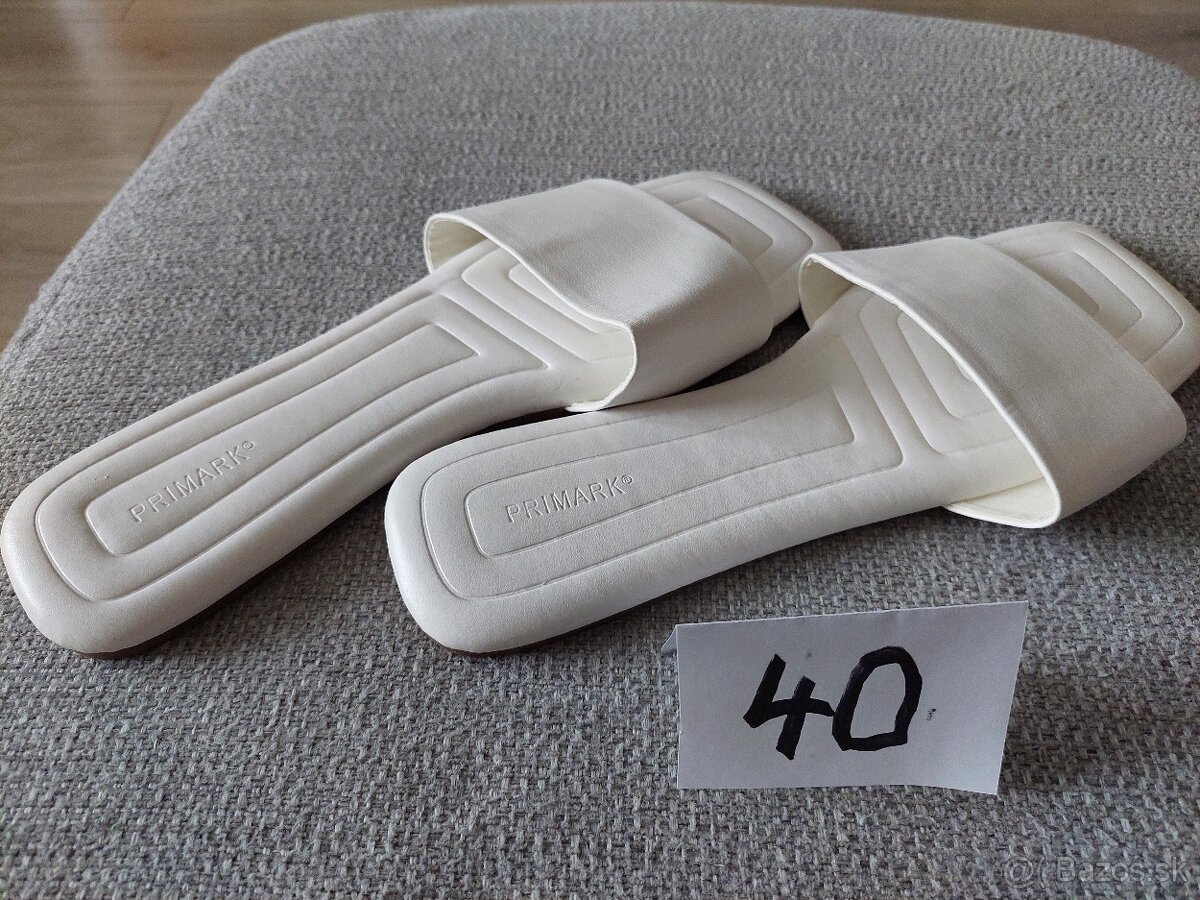 Dámske sandálky vsuvky 40